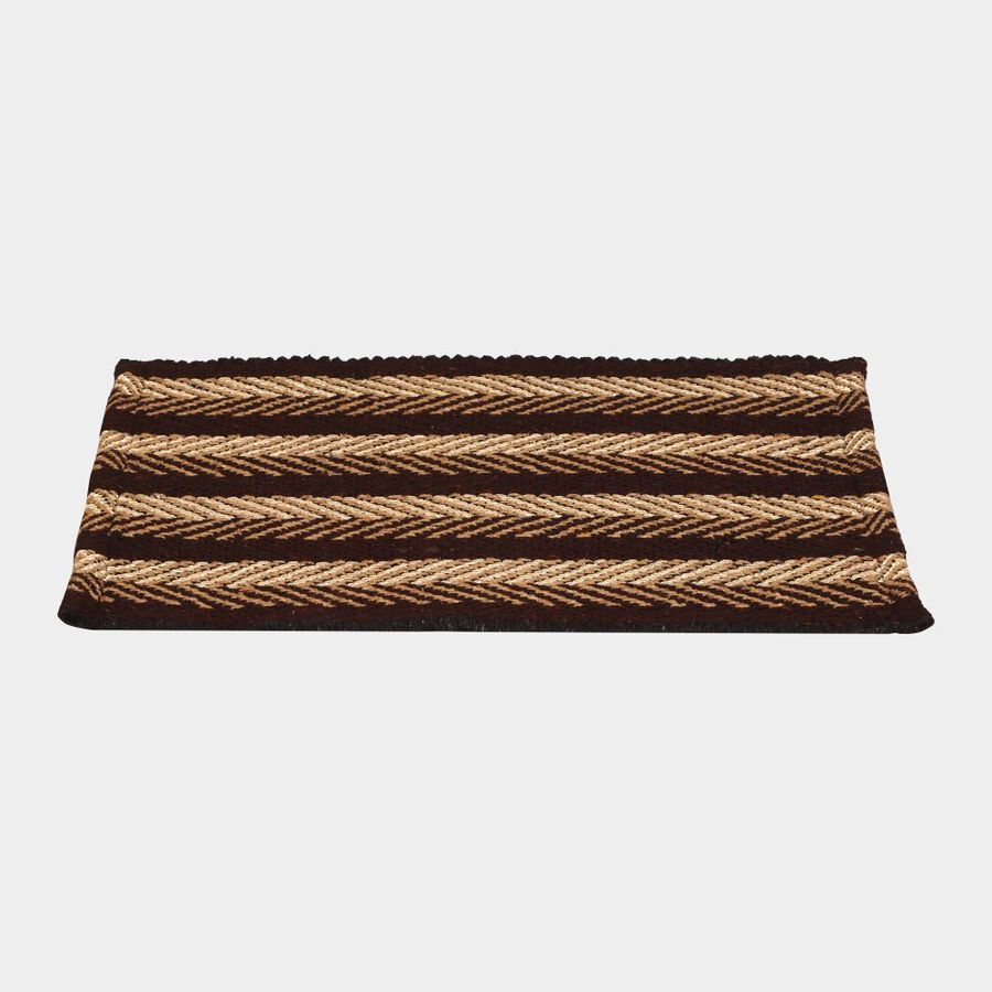 Brown Polyester Cotton Door Mat, , large image number null