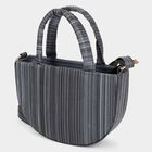 Grey Polyurethane Sling Bag, , small image number null