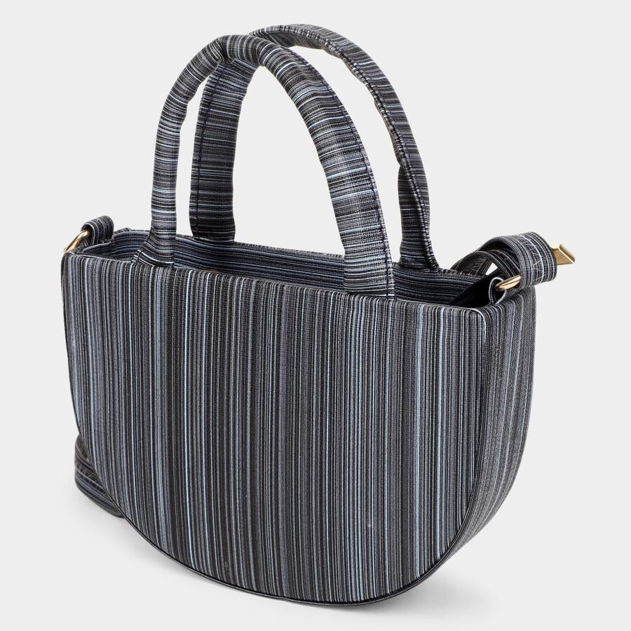 Grey Polyurethane Sling Bag, , large image number null