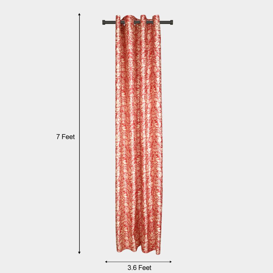 7ft. Maroon Microfiber Door Curtain, , large image number null