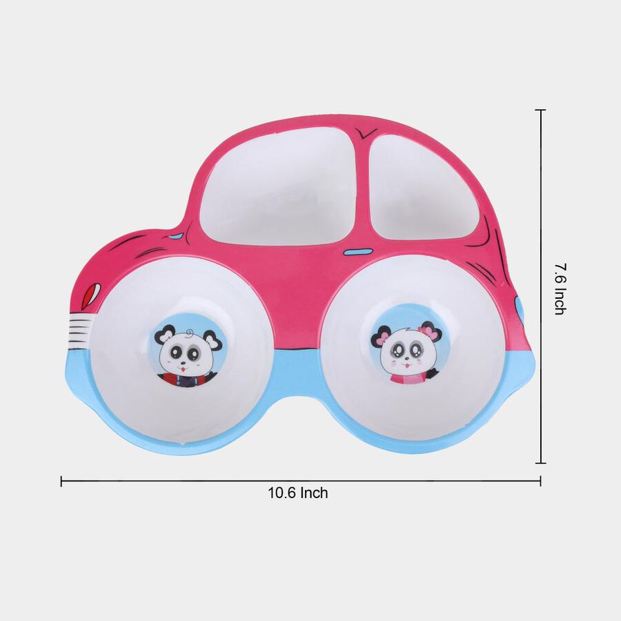 Multicolor Melamine Baby Plate, , large image number null