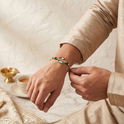 Accent beads Rakhi