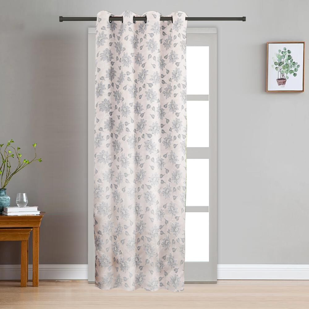 Home Beautiful                         7ft. Grey Microfiber Door Curtain