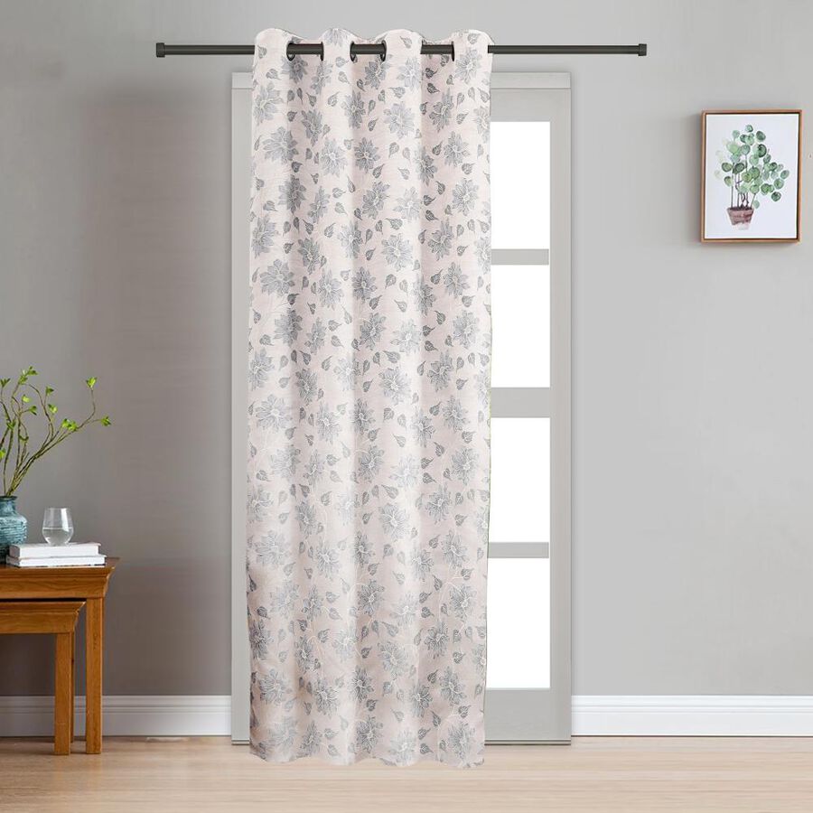 7ft. Grey Microfiber Door Curtain, , large image number null