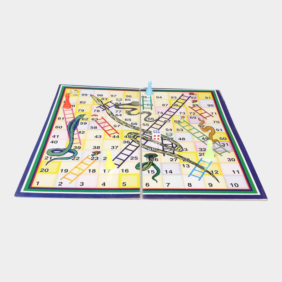 Cardboard Ludo Game -Colour/Design May Vary, , large image number null