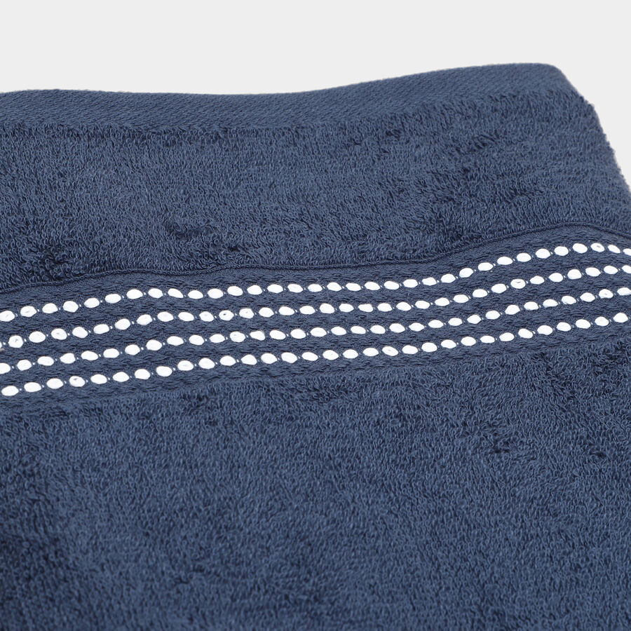 370 GSM Navy Blue Cotton Bath Towel, , large image number null