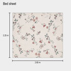 120 GSM White Polyester Double Bedsheet, , small image number null
