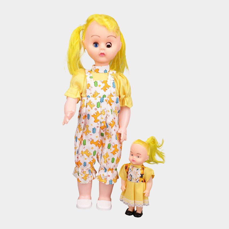 1 PVC Big Doll & 1 PVC Baby Doll- 40 cm, , large image number null