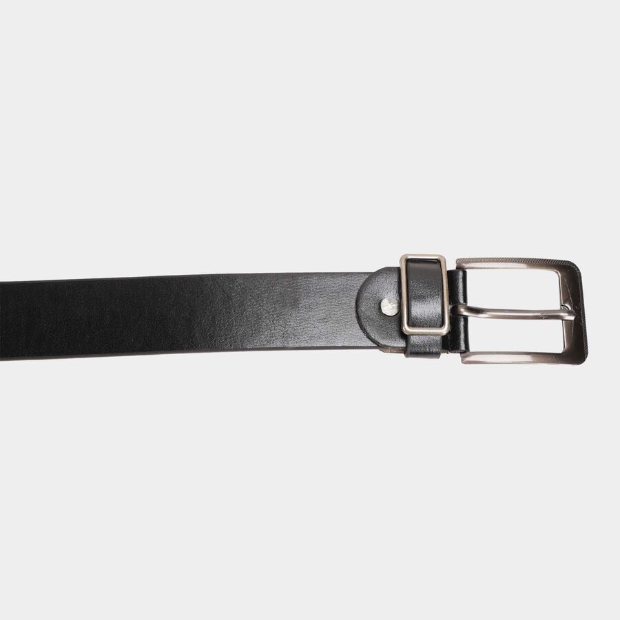 Men's Black Polyurethane Casual Belt, , large