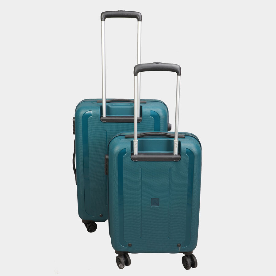 8-Wheel Green PVC Matee Hard Case Trolley, Small + Medium, , large image number null