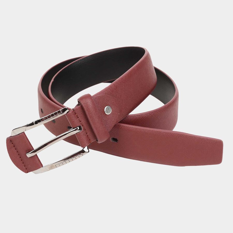 Men's Brown Polyurethane Casual Belt, , large image number null