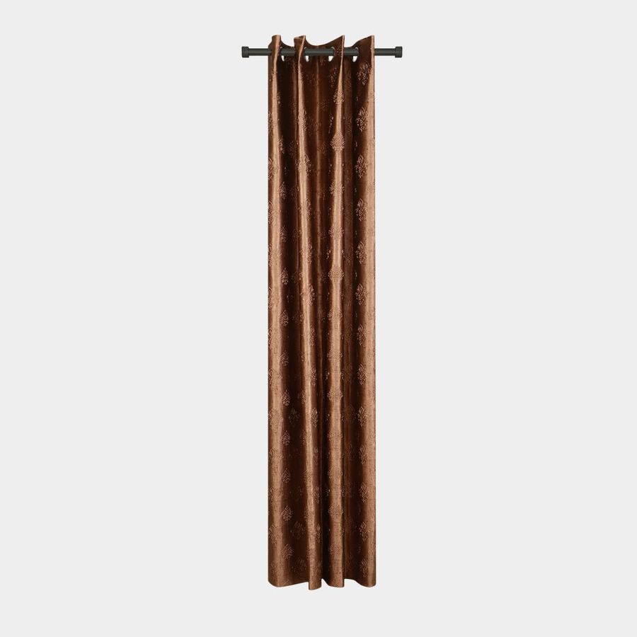7ft. Brown Polyester Curtain, , large