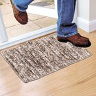 Anti-Skid Brown Polyester Door Mat, , small image number null