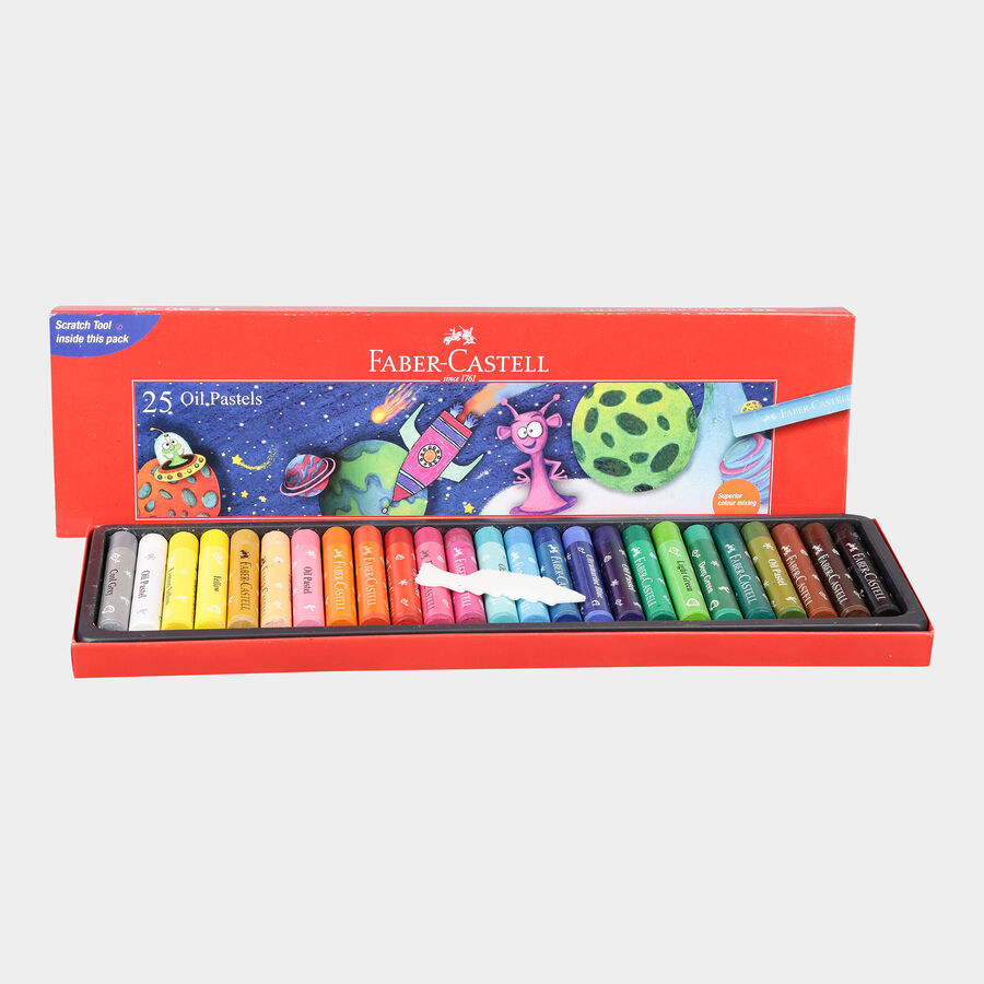 1 Pc. Wax Oil Paste Plastic Crayons - Colour/Design May Vary, , large image number null
