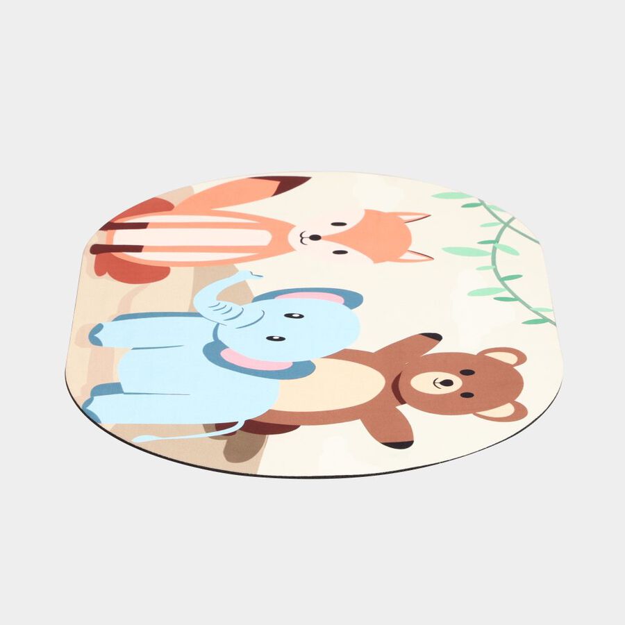 Anti-Skid Beige Polyester Bath Mat, , large image number null