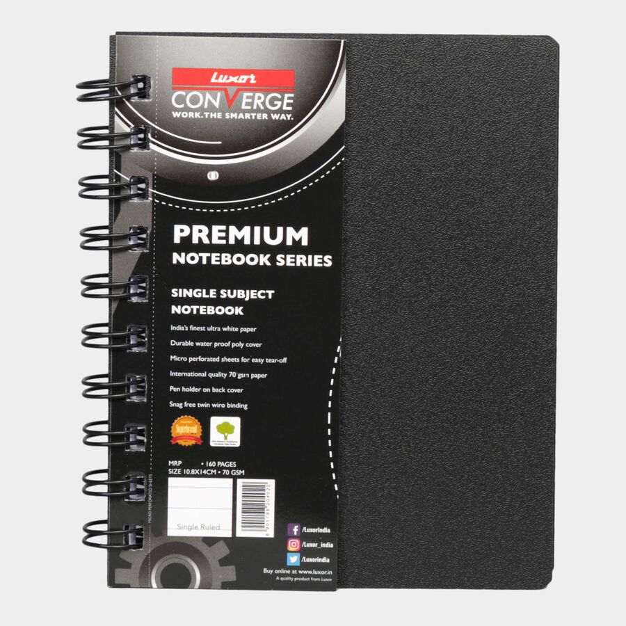 160 Page Ruled Spiral Notebook, , large image number null