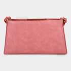Women's Pink Polyurethane Bag, , small