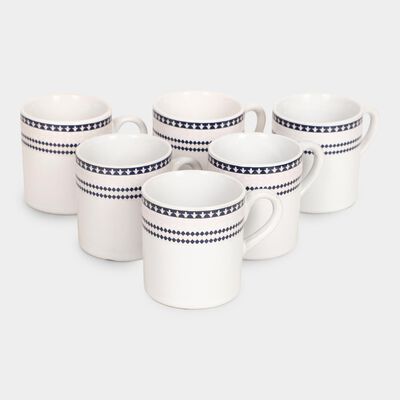 140ml Stoneware Cup, Set of 6