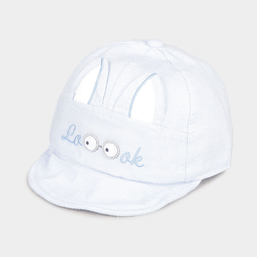 Kids' Blue Nylon/Polyester Cap, , large image number null