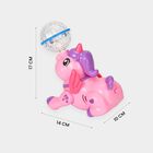 Kid's Dancing Unicorn Toy with Crystal Disco Light Ball, , small