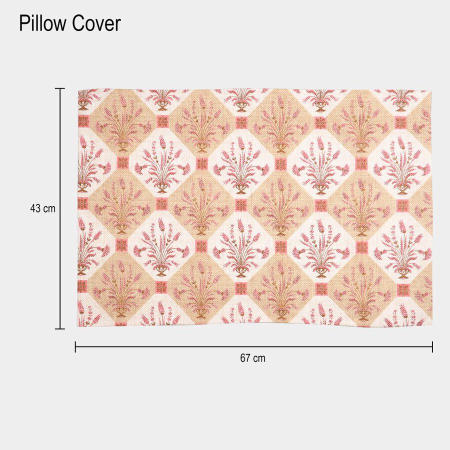 Brown Cotton Pillow Cover, , large