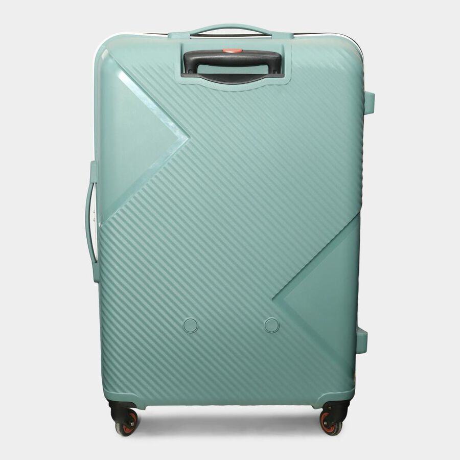 4-Wheel Dark Green PVC Matee Hard Case Trolley, Large, , large image number null