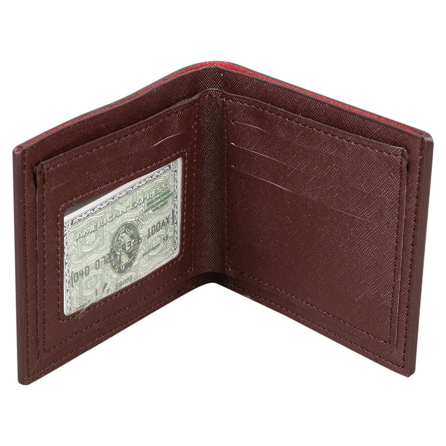 Men's Brown Polyurethane Wallet, , large image number null