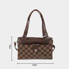 Women's Brown Polyurethane Sling Bag, , small image number null
