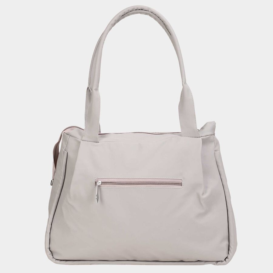 Women's Grey Polyurethane Tote Bag, , large image number null