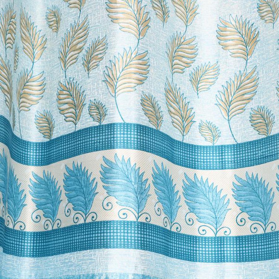 7ft. Blue Polyester Curtain, , large