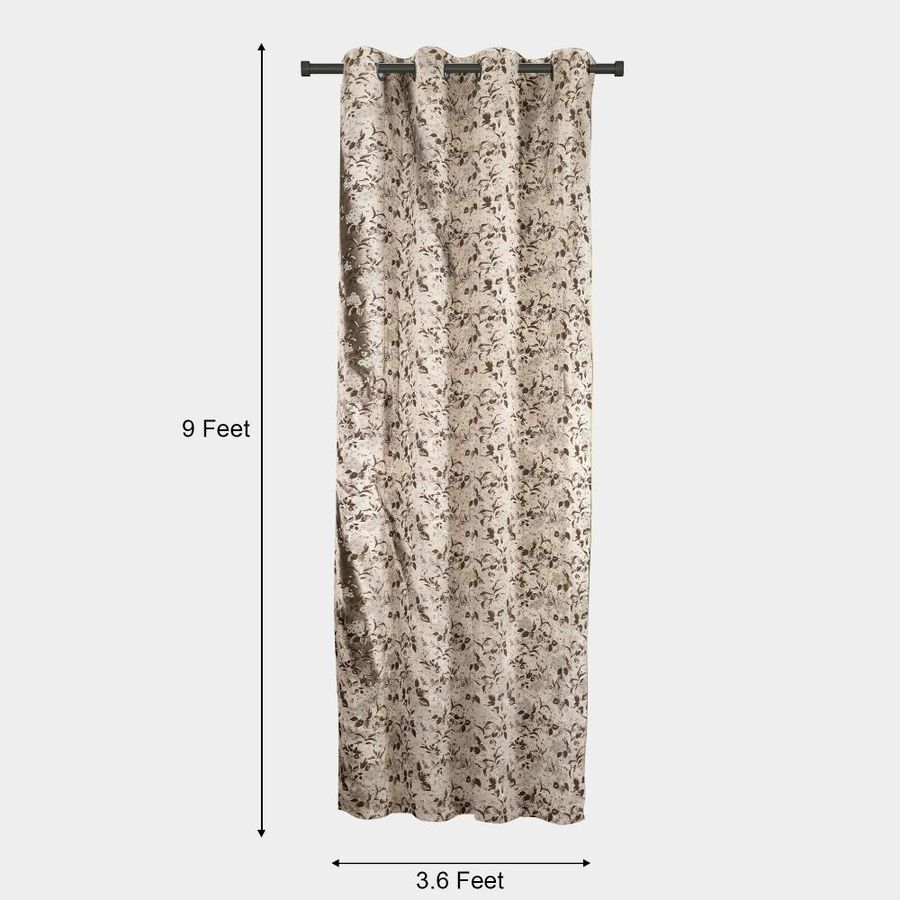 9ft. Brown Polyester Curtain, , large image number null