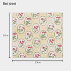 Multicolour Polycotton Double Bedsheet, , small image number null