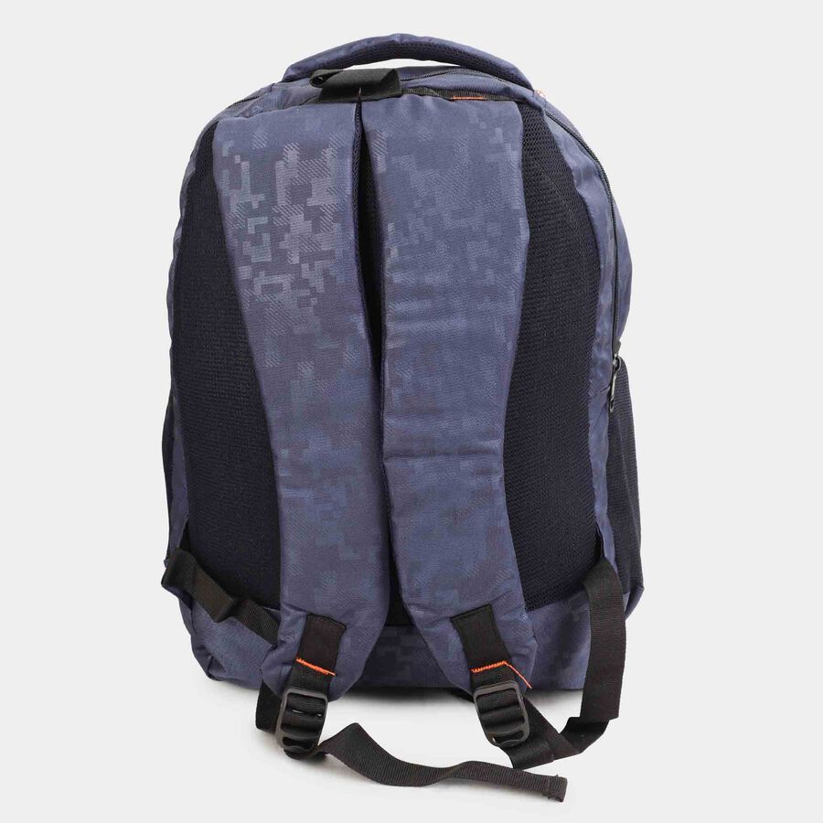 Dark Blue Polyester Backpack, , large image number null