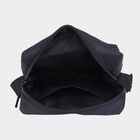Men's Black Canvas Sling Bag, , small image number null