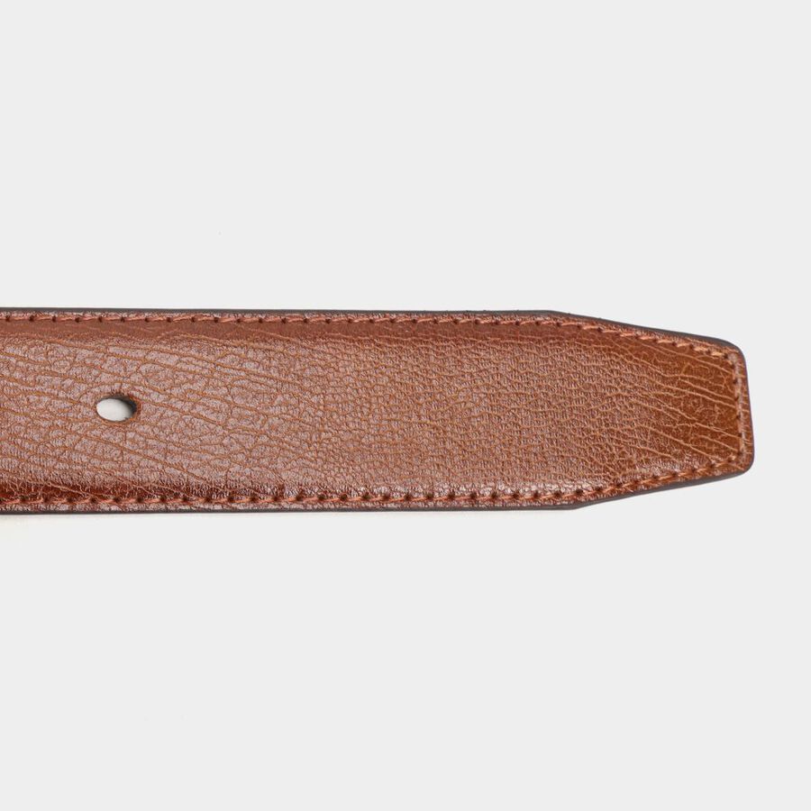 Men's Tan Polyurethane Casual Belt, , large image number null