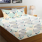 120 GSM Off White Microfiber Double Bedsheet, , small image number null