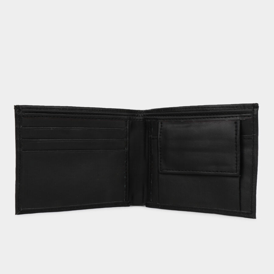 Men PU Black Wallet, , large image number null