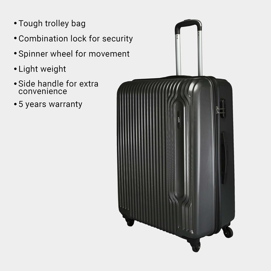 4 Wheel Hard Case Trolley, Set of 3, Small, Medium, Large, , large image number null