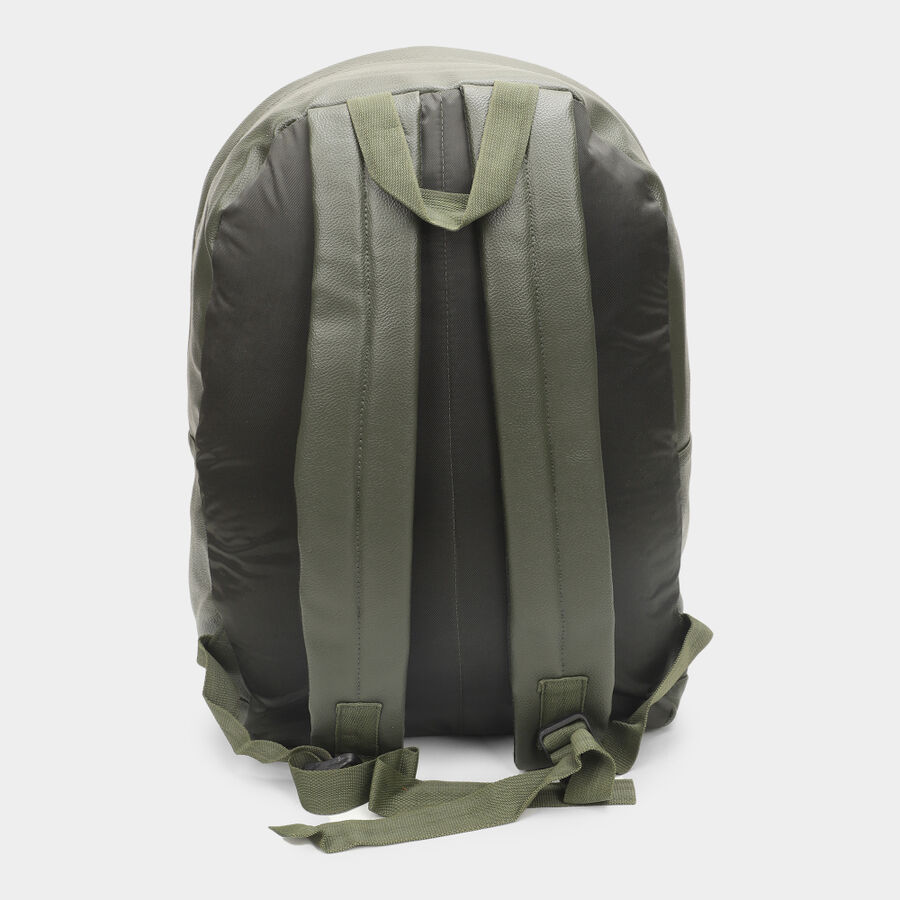 Women's Olive Polyurethane Backpack, , large image number null