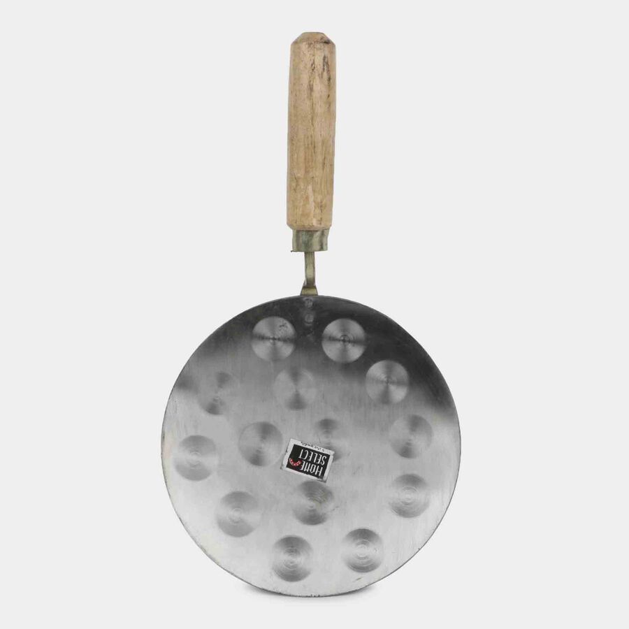 Iron Tawa With Wooden Handle (22cm), , large image number null