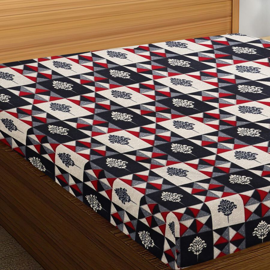 90 GSM Microfiber Double Bedsheet, , large image number null