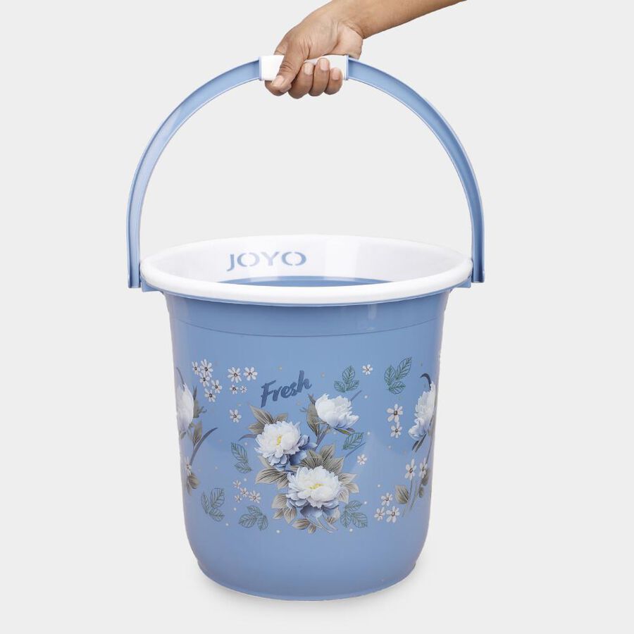 25L Blue Plastic Bucket, , large image number null