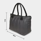 Women's Grey Fabric-Polyester Tote Bag, , small image number null