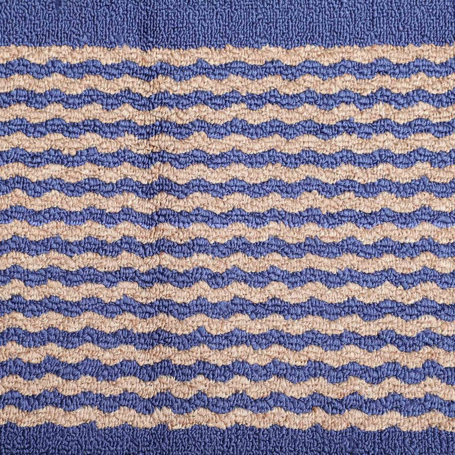 Anti-Skid Blue Polyester Door Mat, , large image number null
