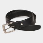 Men's Black Polyurethane Formal Belt, , small image number null