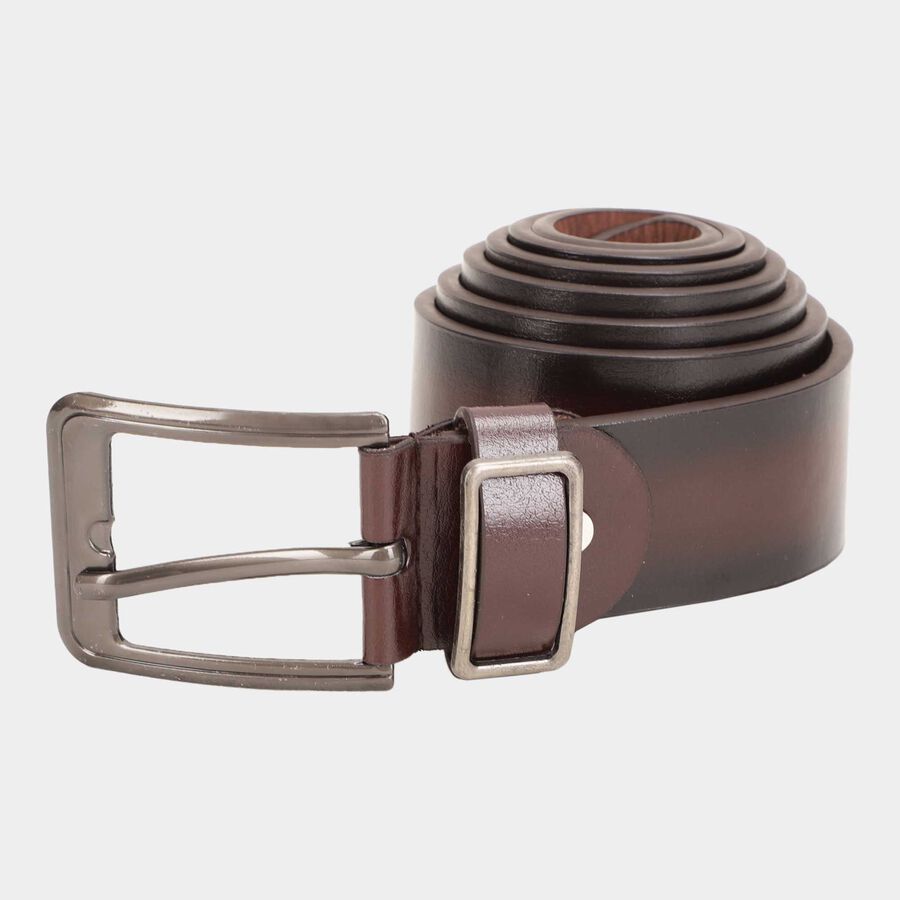 Men's Brown Polyurethane Casual Belt, , large image number null