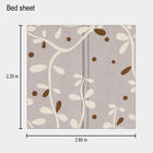 120 GSM Grey Microfiber Double Bedsheet, , small image number null