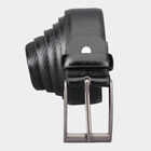 Men's Black Polyurethane Casual Belt, , small image number null