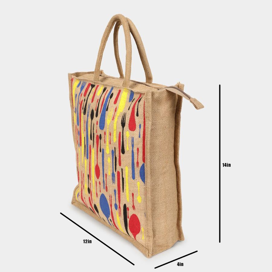 Beige Jute Bag, , large image number null