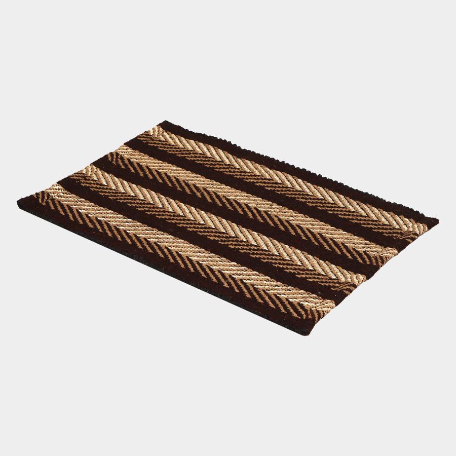 Brown Polyester Cotton Door Mat, , large image number null